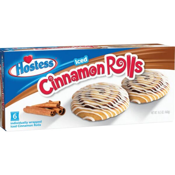 HOSTESS ICED CINNAMON ROLLS - 468G